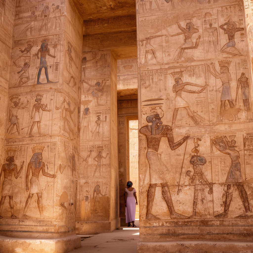 AI-generated illustration of Temple of Amada