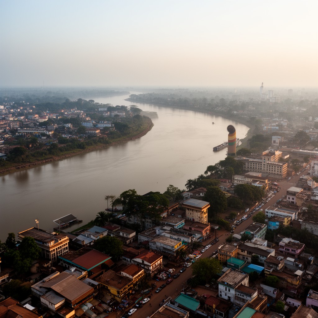 AI-generated illustration of Brazzaville