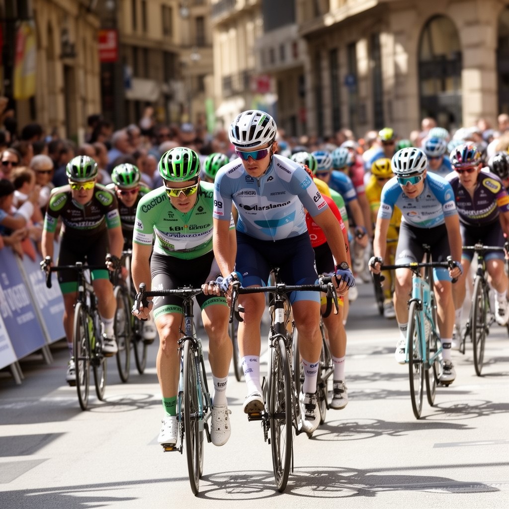 AI-generated illustration of Vuelta a España