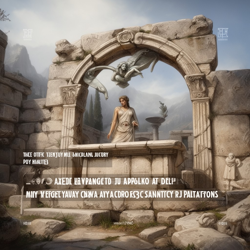 AI-generated illustration of Oracle of Apollo