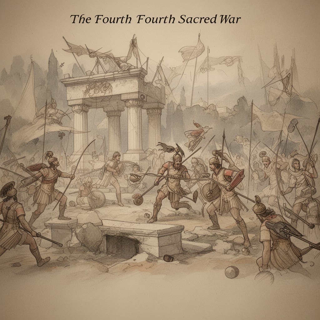 AI-generated illustration of Fourth Sacred War