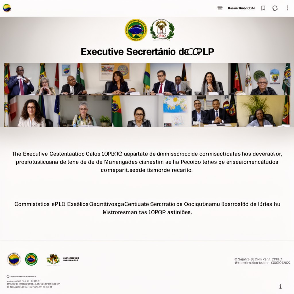 AI-generated illustration of Executive Secretariat of the CPLP