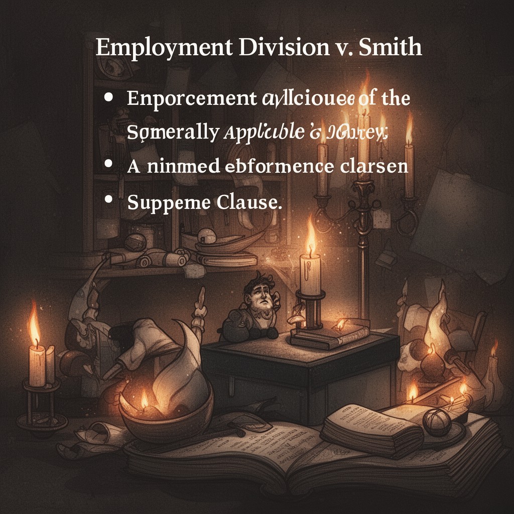 AI-generated illustration of Employment Division v. Smith