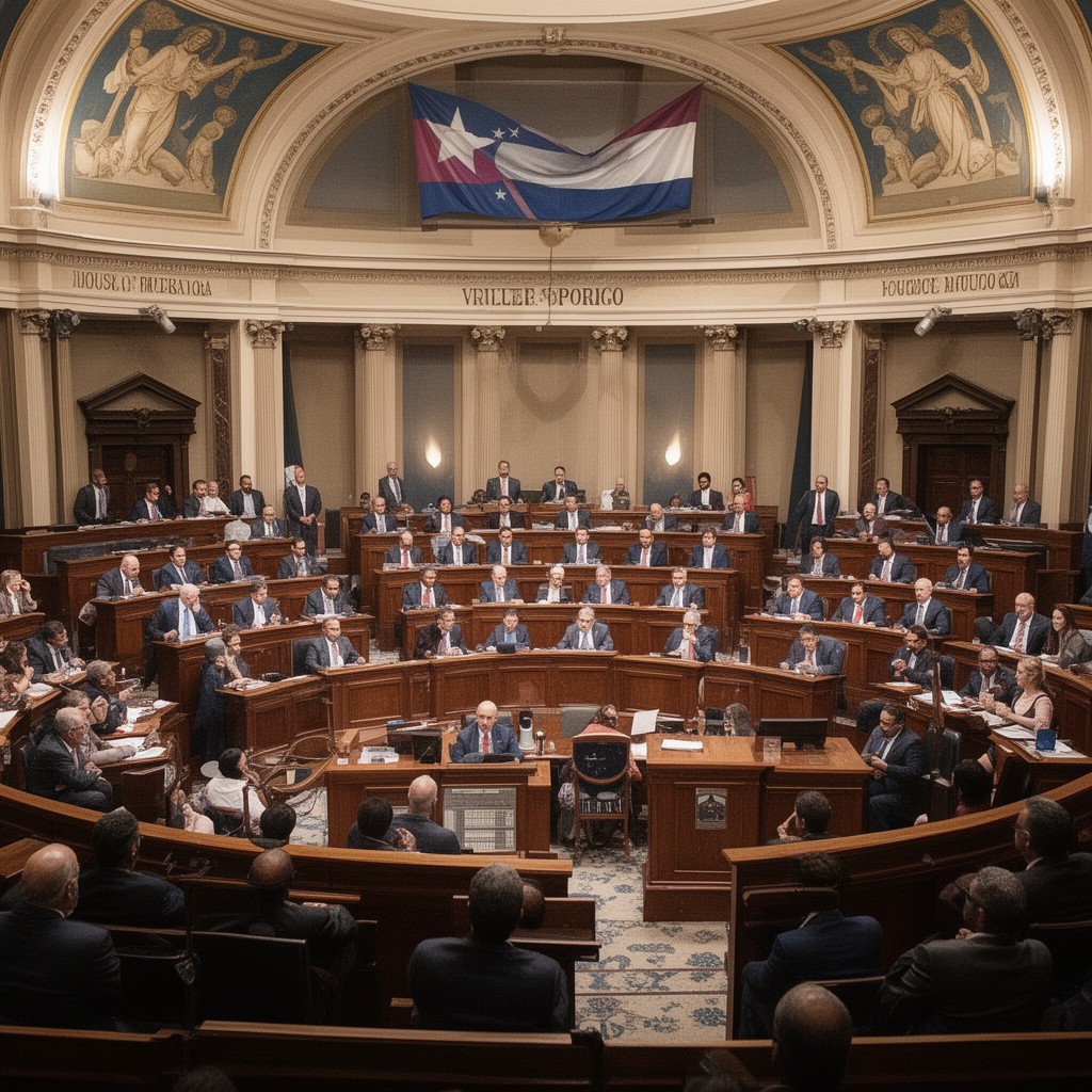 AI-generated illustration of House of Representatives of Puerto Rico