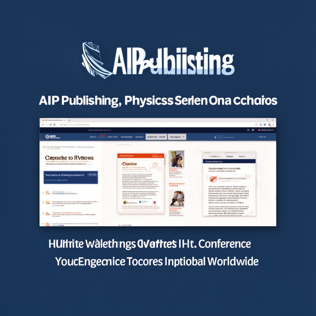 AI-generated illustration of AIP Publishing