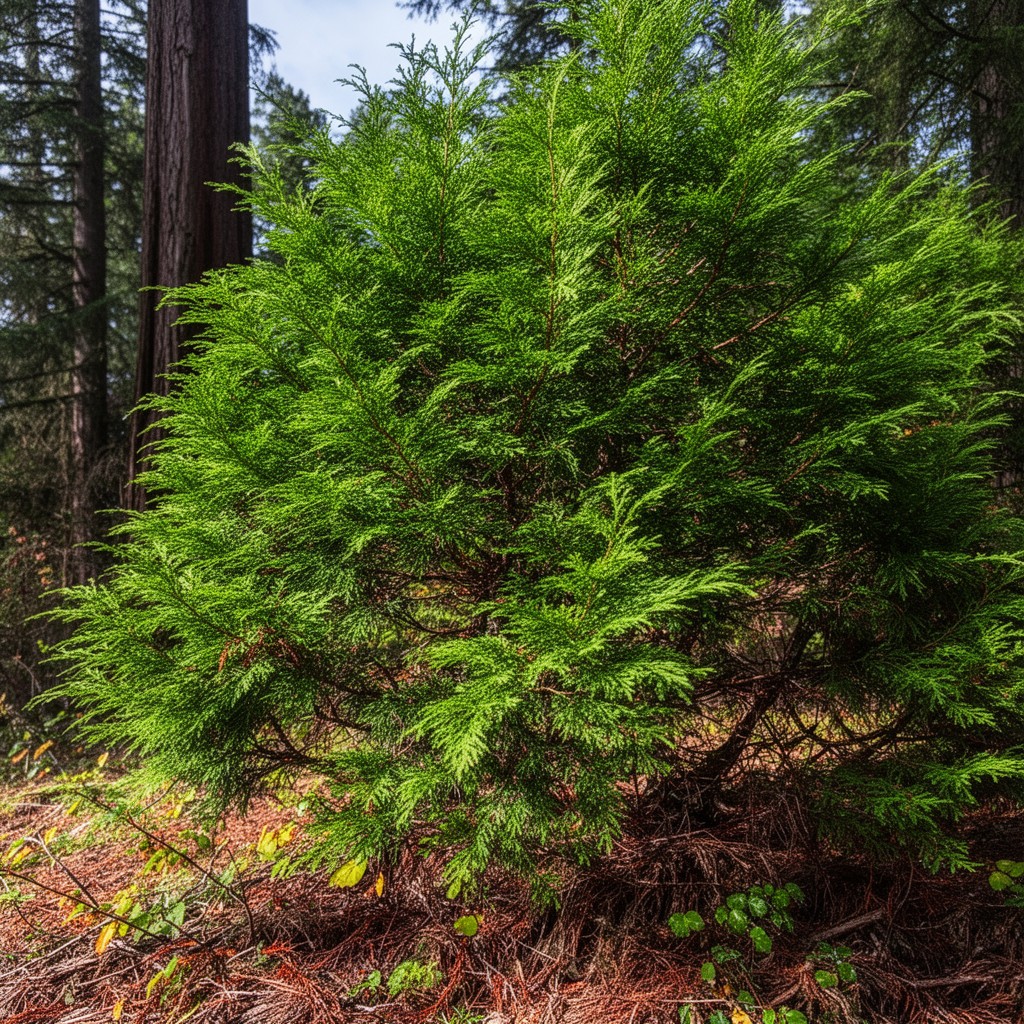 AI-generated illustration of Cupressaceae