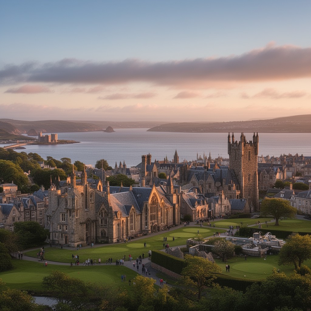 AI-generated illustration of St Andrews