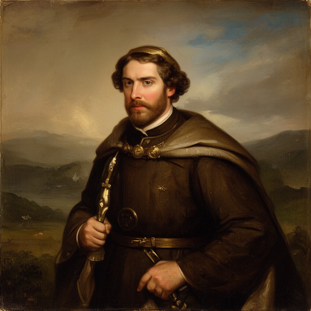 AI-generated illustration of Alexander II of Scotland