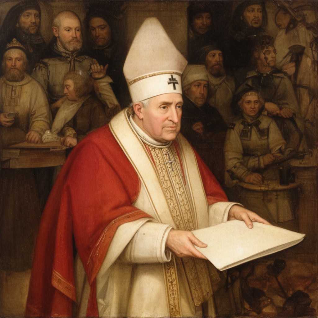 AI-generated illustration of Pope Innocent IV