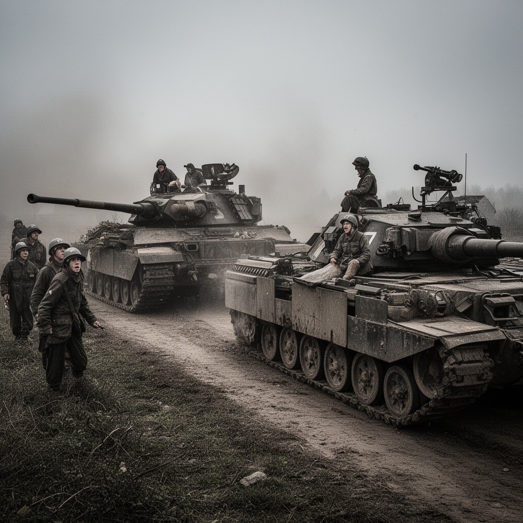 AI-generated illustration of 7th Panzer Division