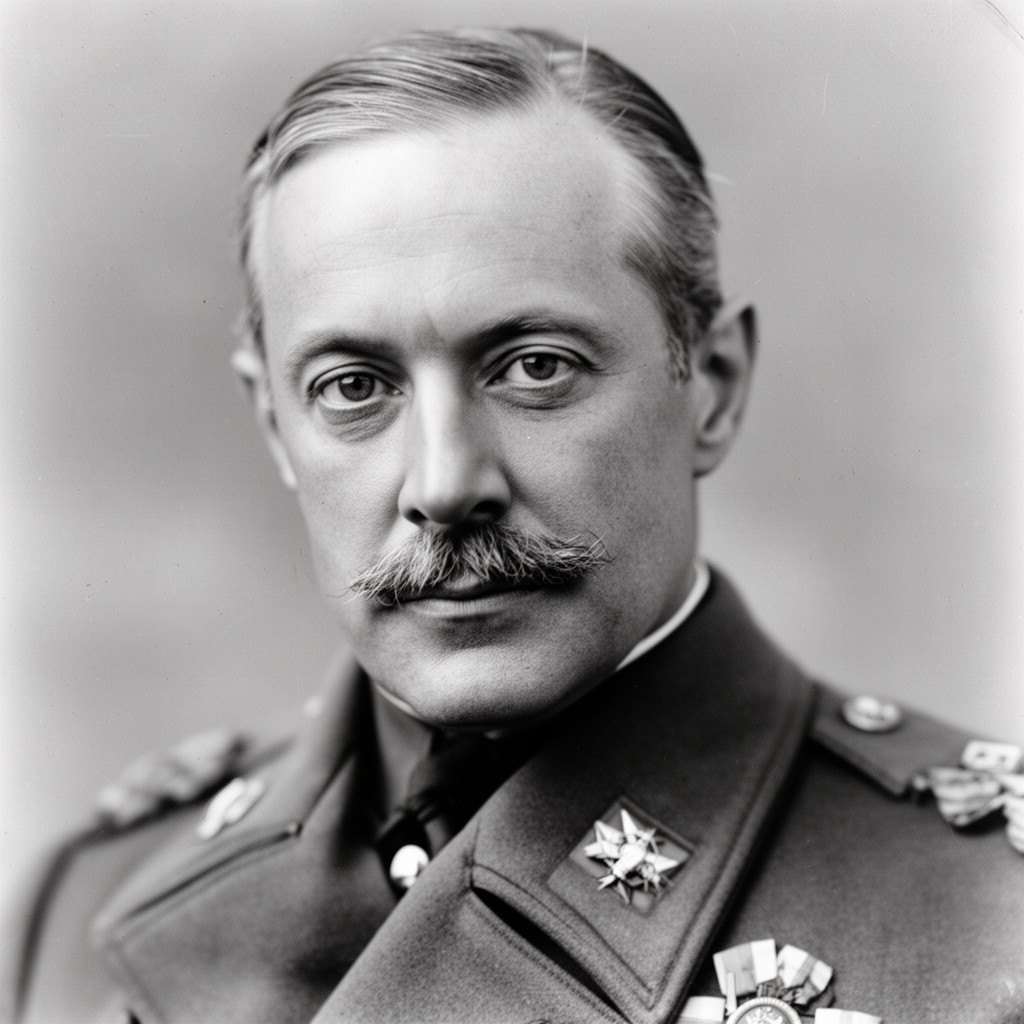 AI-generated illustration of André Maginot