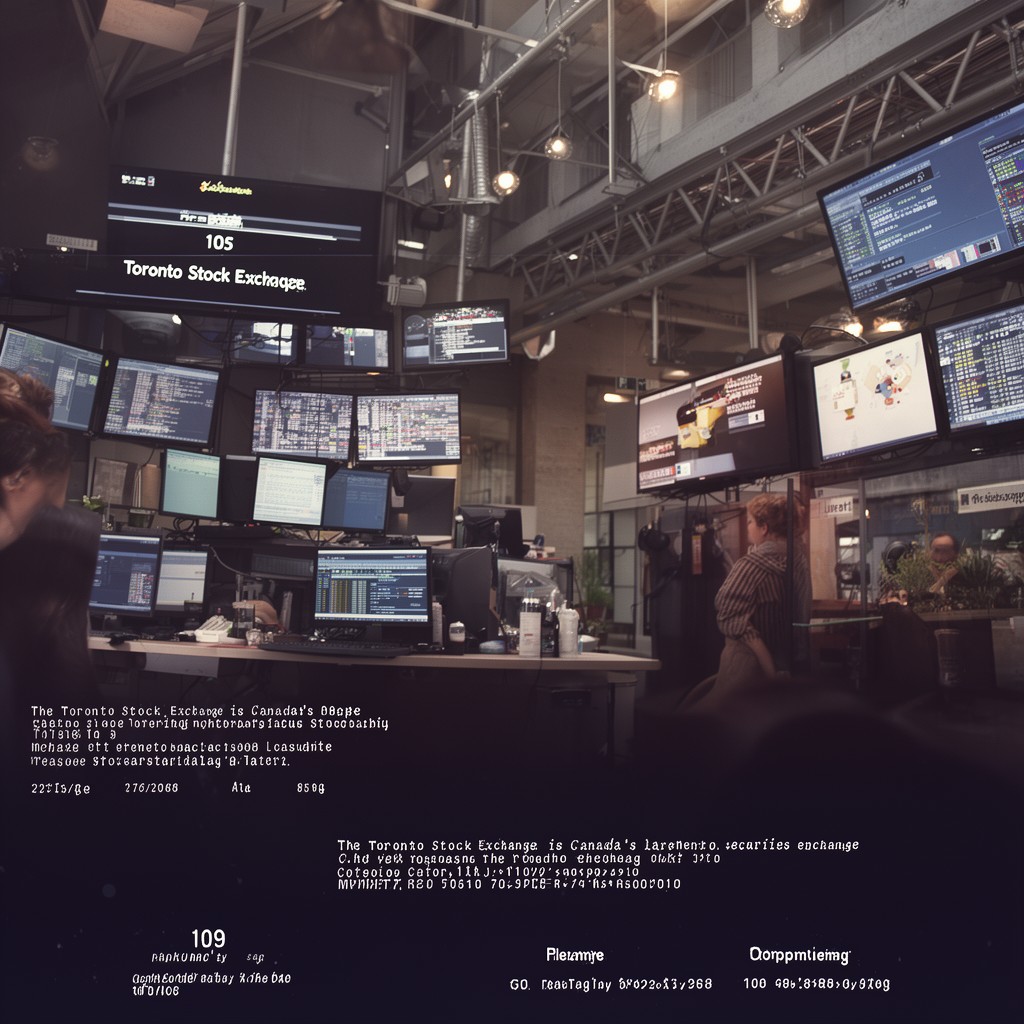 AI-generated illustration of Toronto Stock Exchange