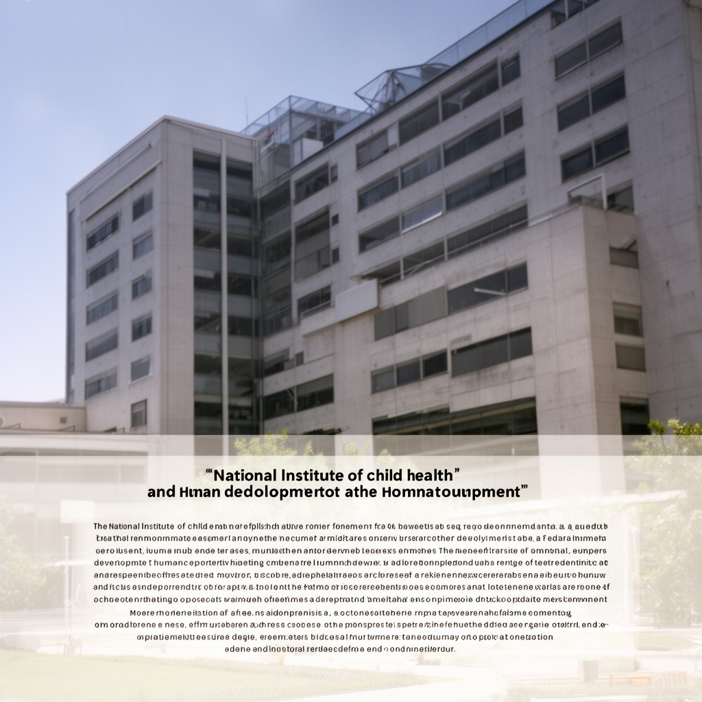 AI-generated illustration of National Institute of Child Health and Human Development
