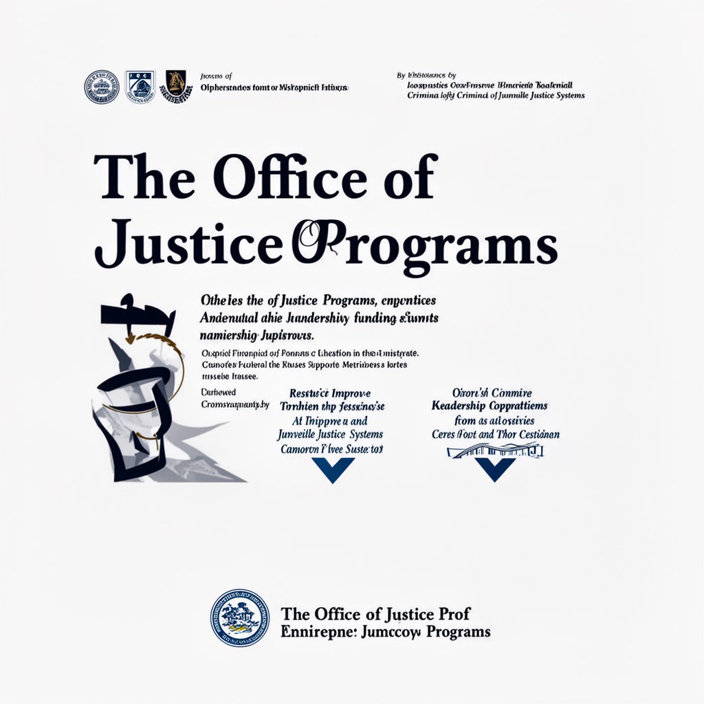 AI-generated illustration of Office of Justice Programs