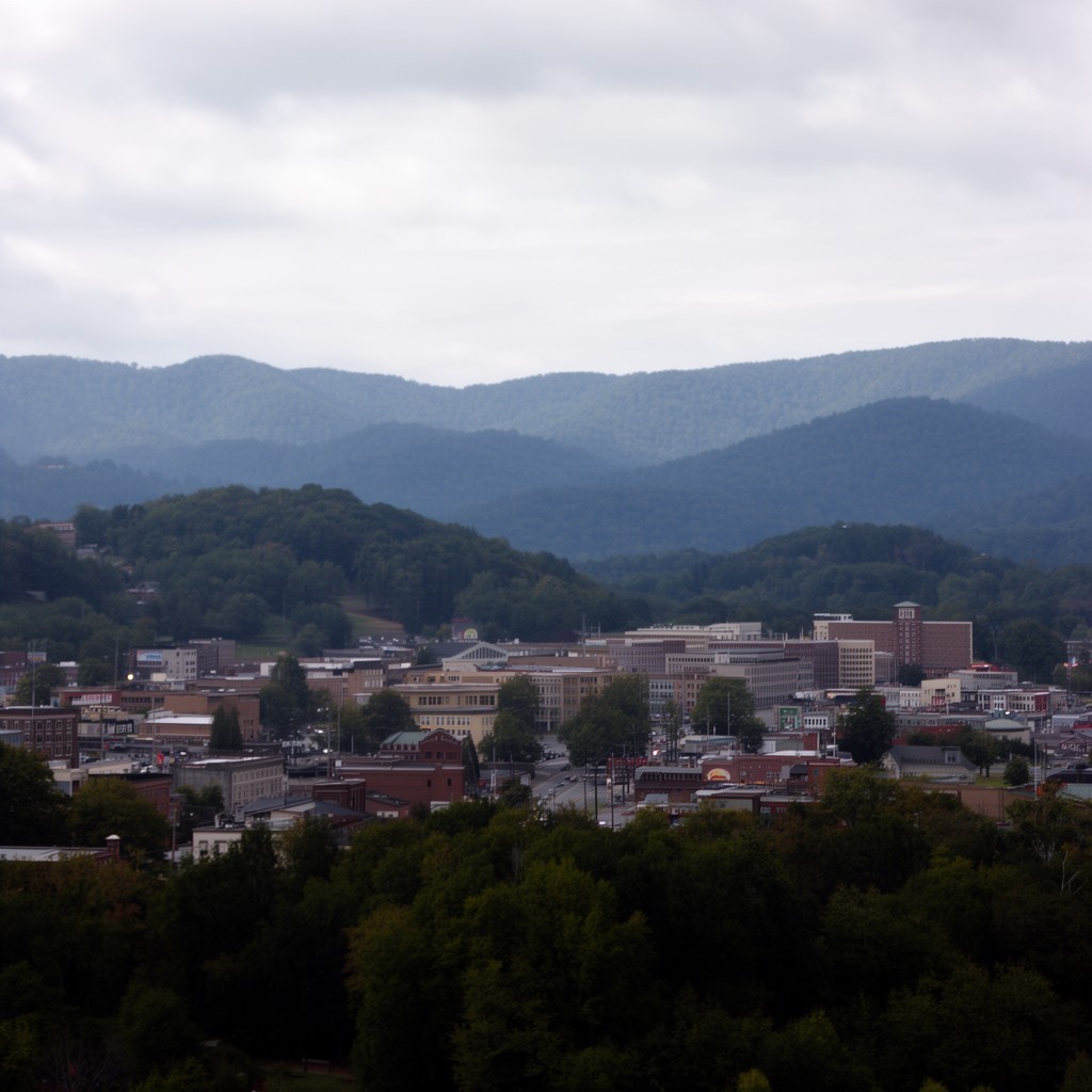 AI-generated illustration of Mercer County, West Virginia