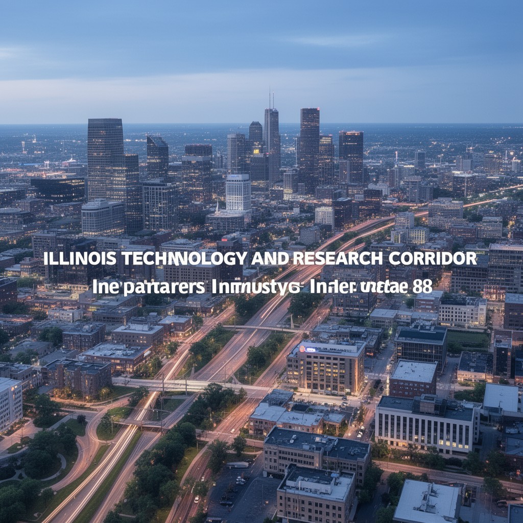 AI-generated illustration of Illinois Technology and Research Corridor
