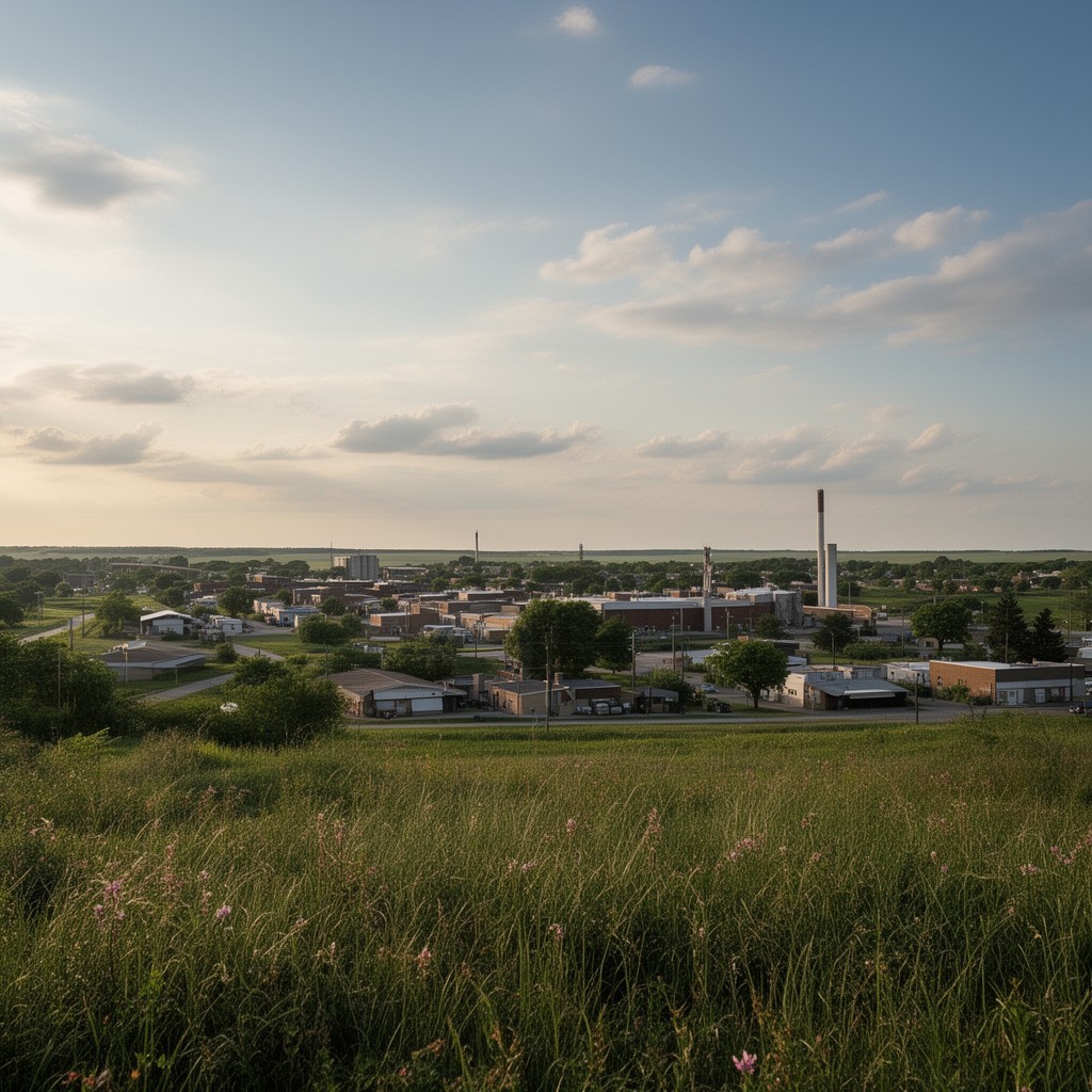 AI-generated illustration of Rock Valley, Iowa