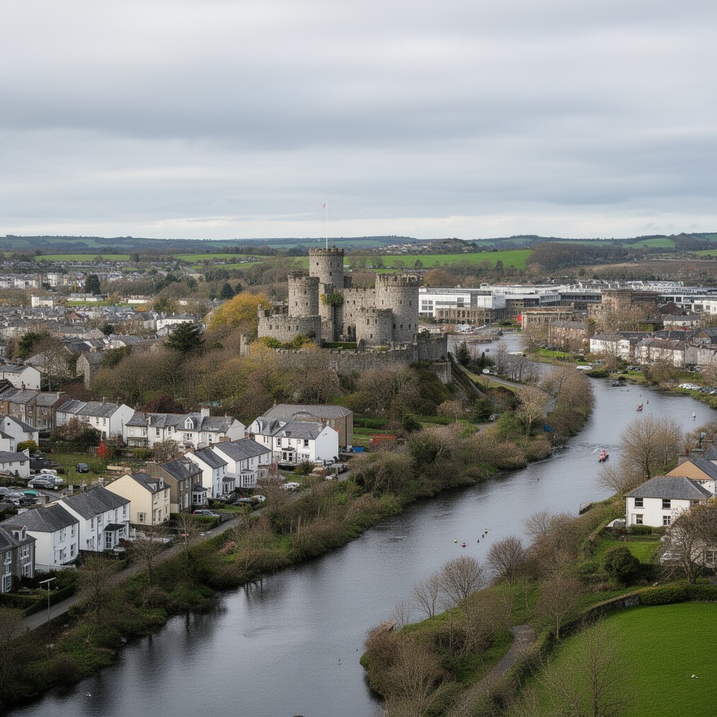 AI-generated illustration of Blackrock, County Cork, Ireland