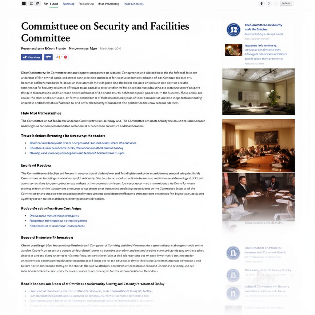 AI-generated illustration of Committee on Security and Facilities