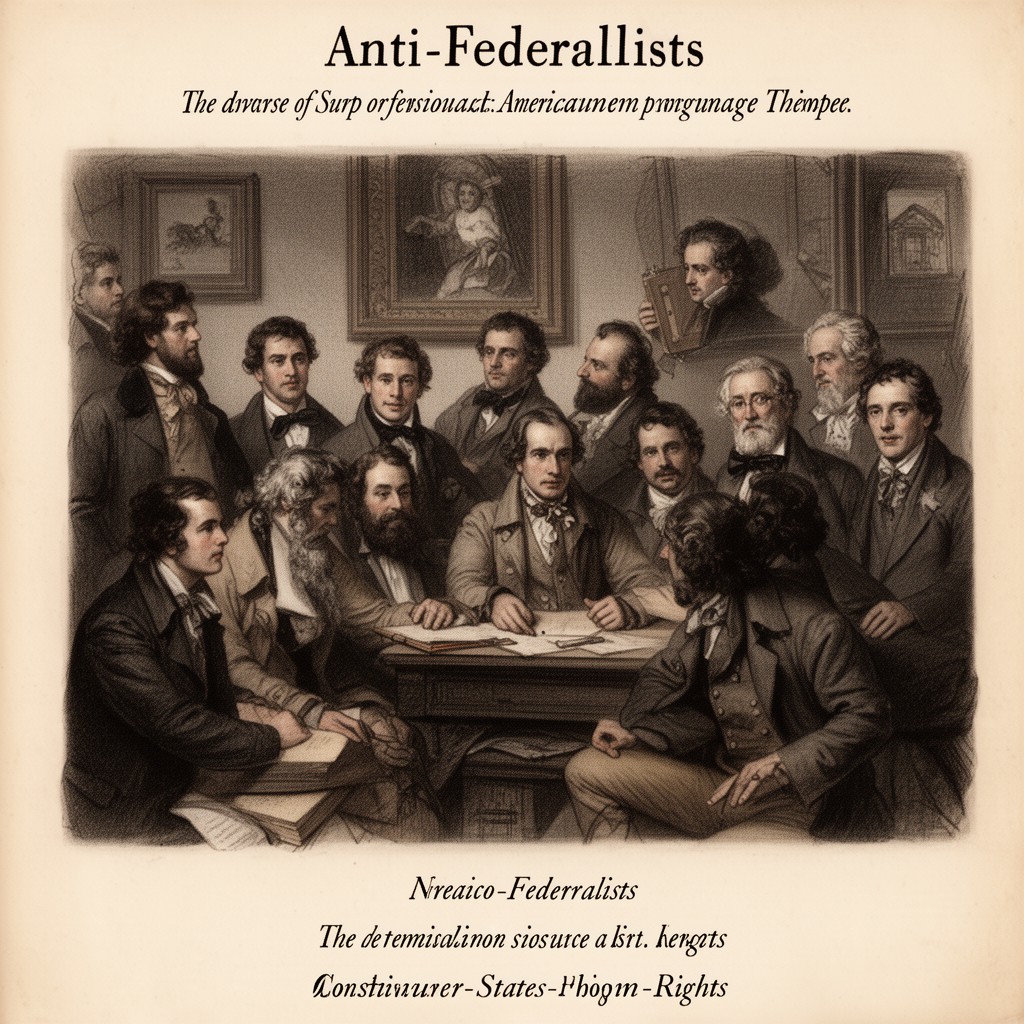 AI-generated illustration of Anti-Federalists