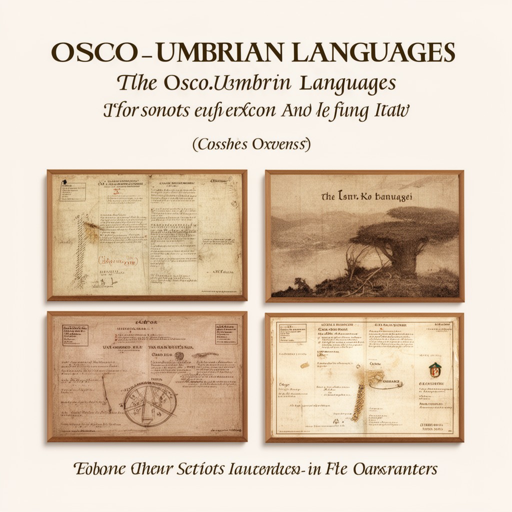 AI-generated illustration of Osco-Umbrian languages