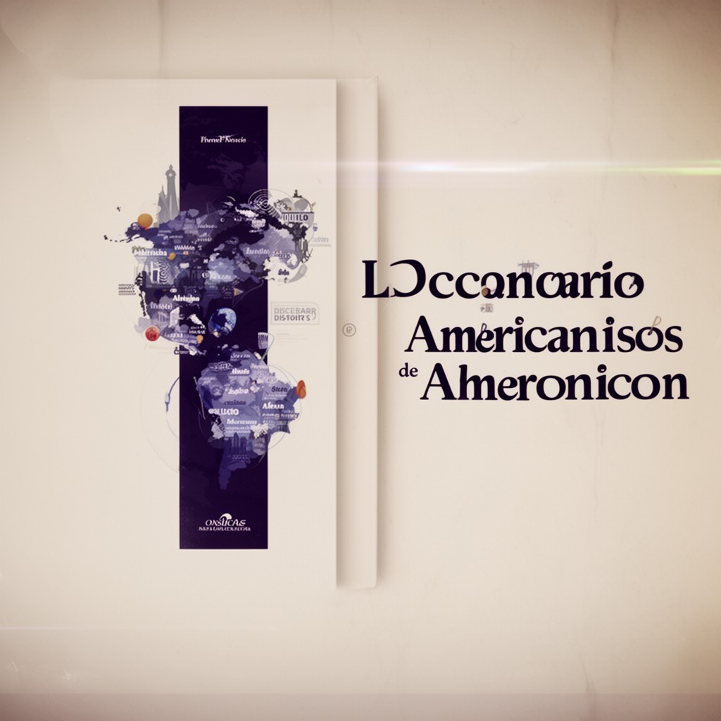 AI-generated illustration of Diccionario de americanismos
