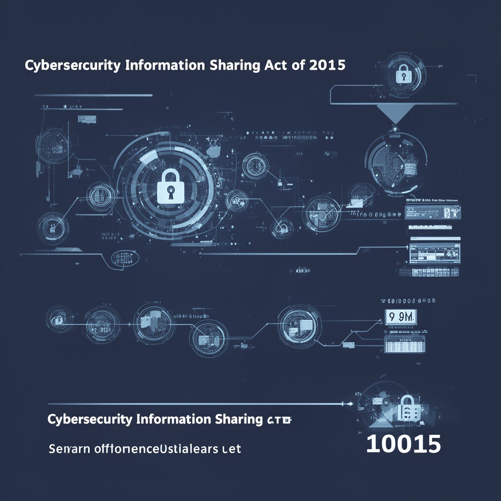 AI-generated illustration of Cybersecurity Information Sharing Act of 2015