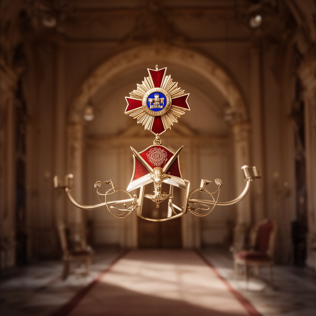 AI-generated illustration of Order of the Netherlands Lion