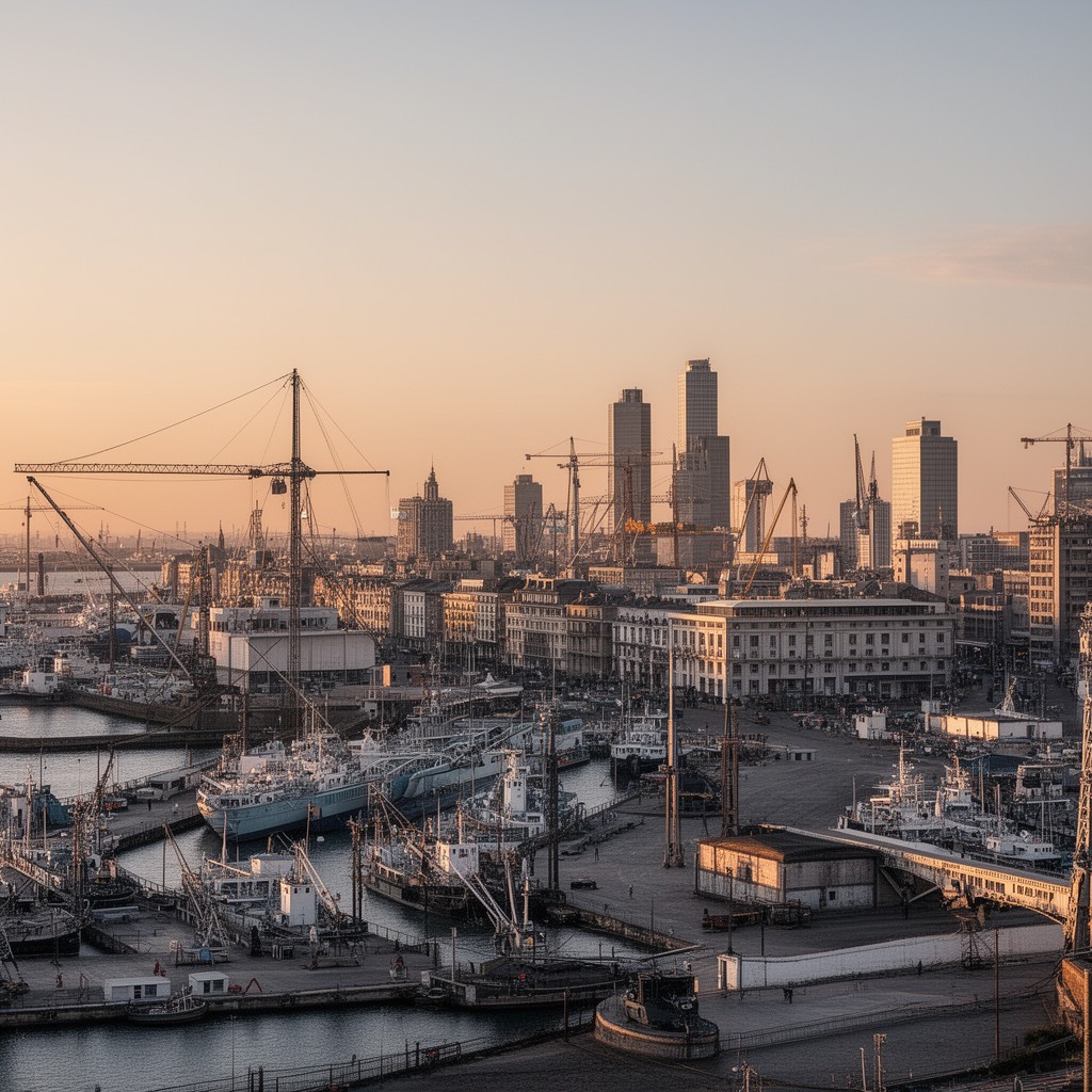 AI-generated illustration of Le Havre