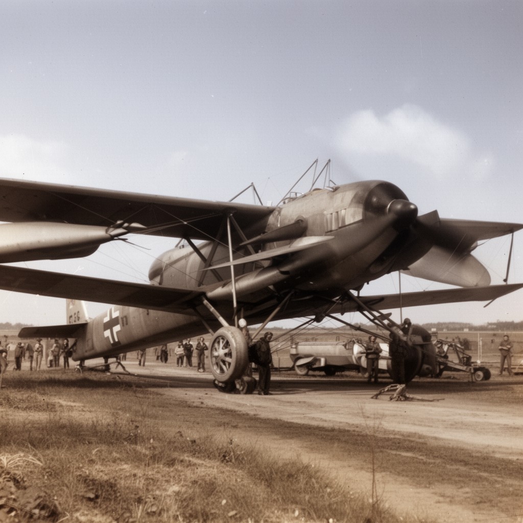 AI-generated illustration of Bayerische Flugzeugwerke