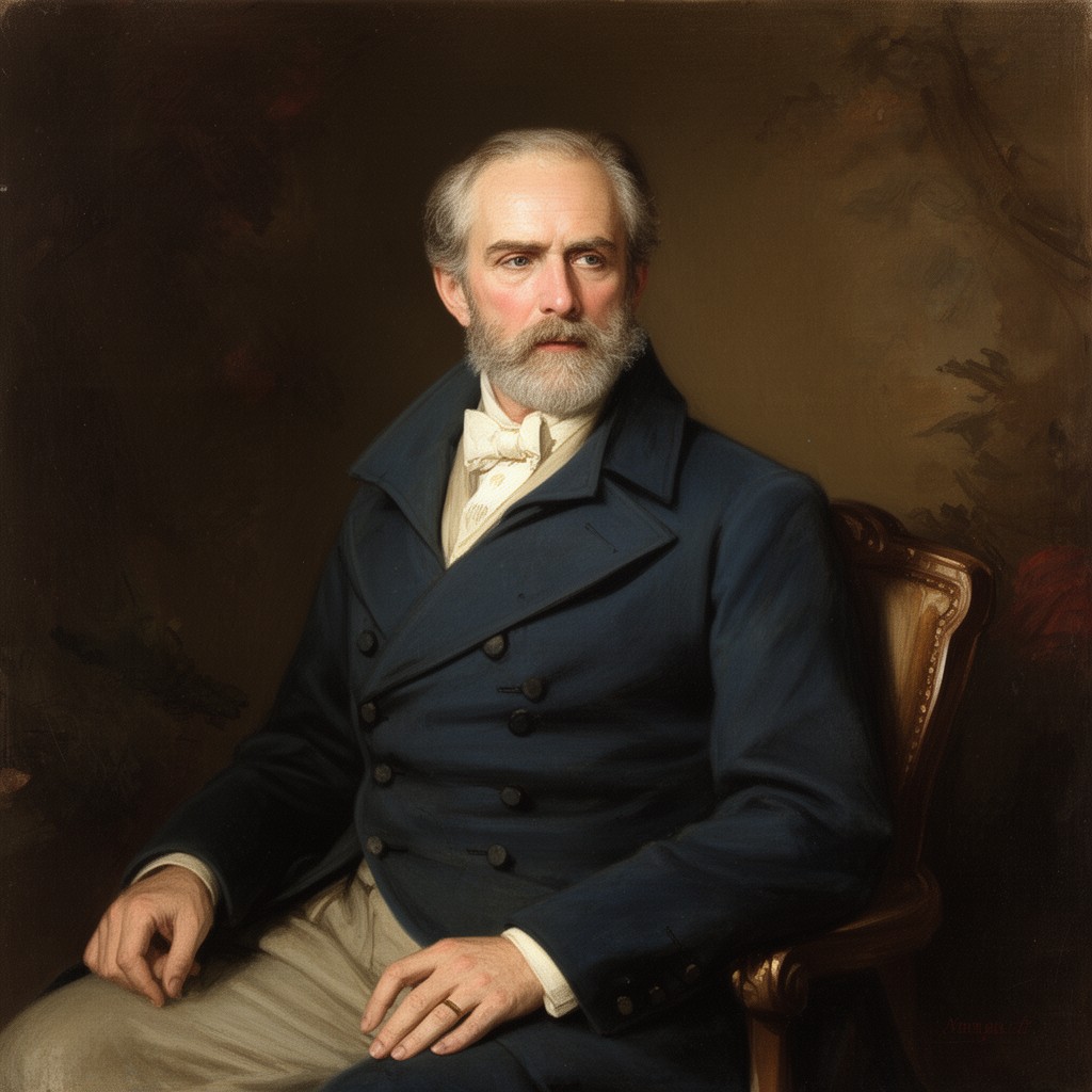 AI-generated illustration of Viscount Abercorn