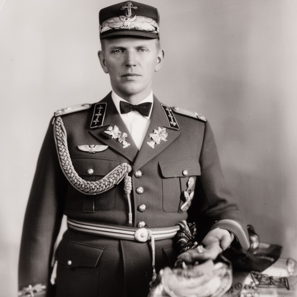 AI-generated illustration of Eduard Rydz-Śmigły