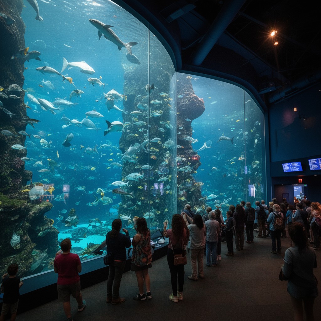 AI-generated illustration of Georgia Aquarium