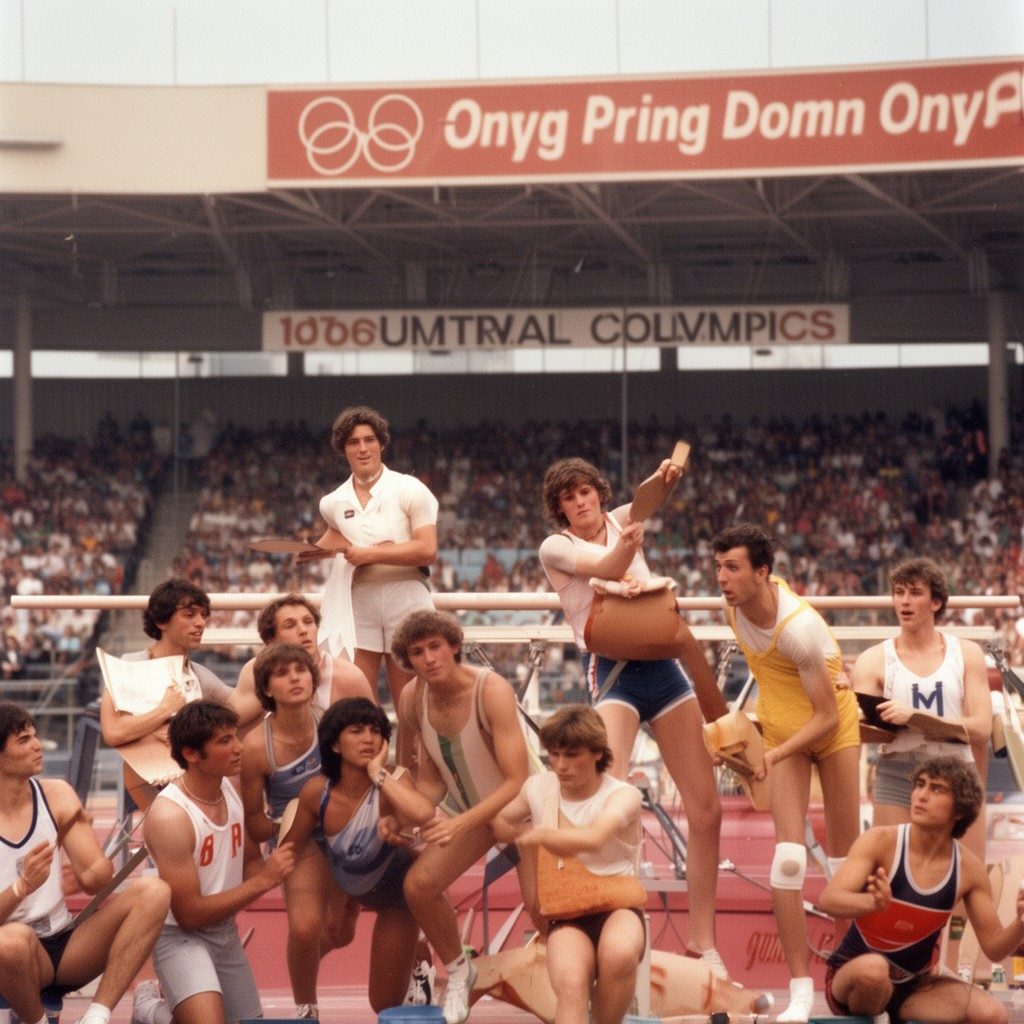AI-generated illustration of 1976 Summer Olympics
