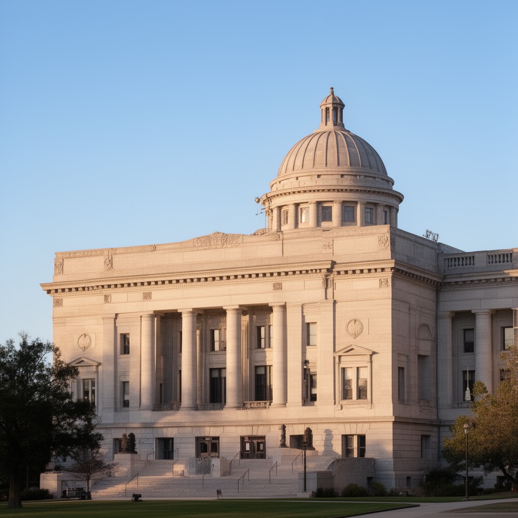AI-generated illustration of Indiana state government