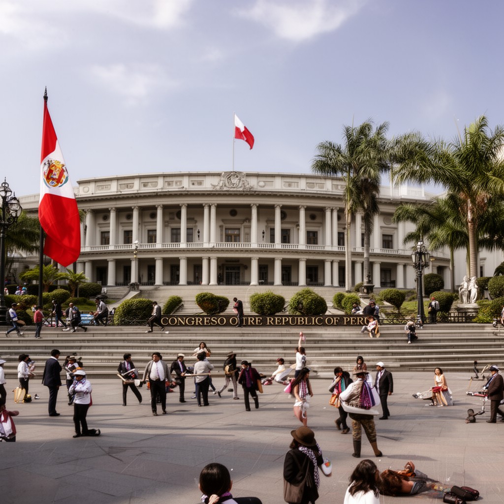 AI-generated illustration of Congress of the Republic of Peru