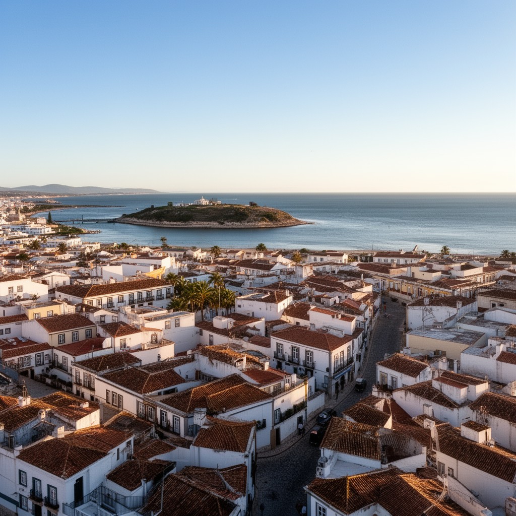 AI-generated illustration of Vila Real de Santo António