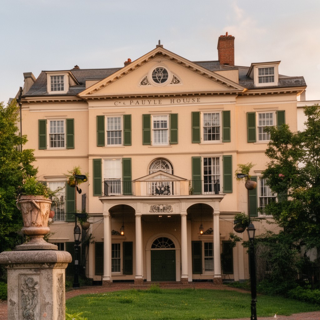 AI-generated illustration of Carlyle House Historic Park