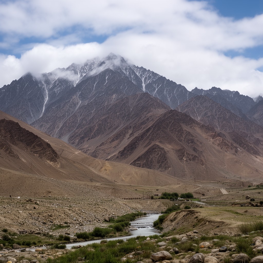 AI-generated illustration of Tajikistan