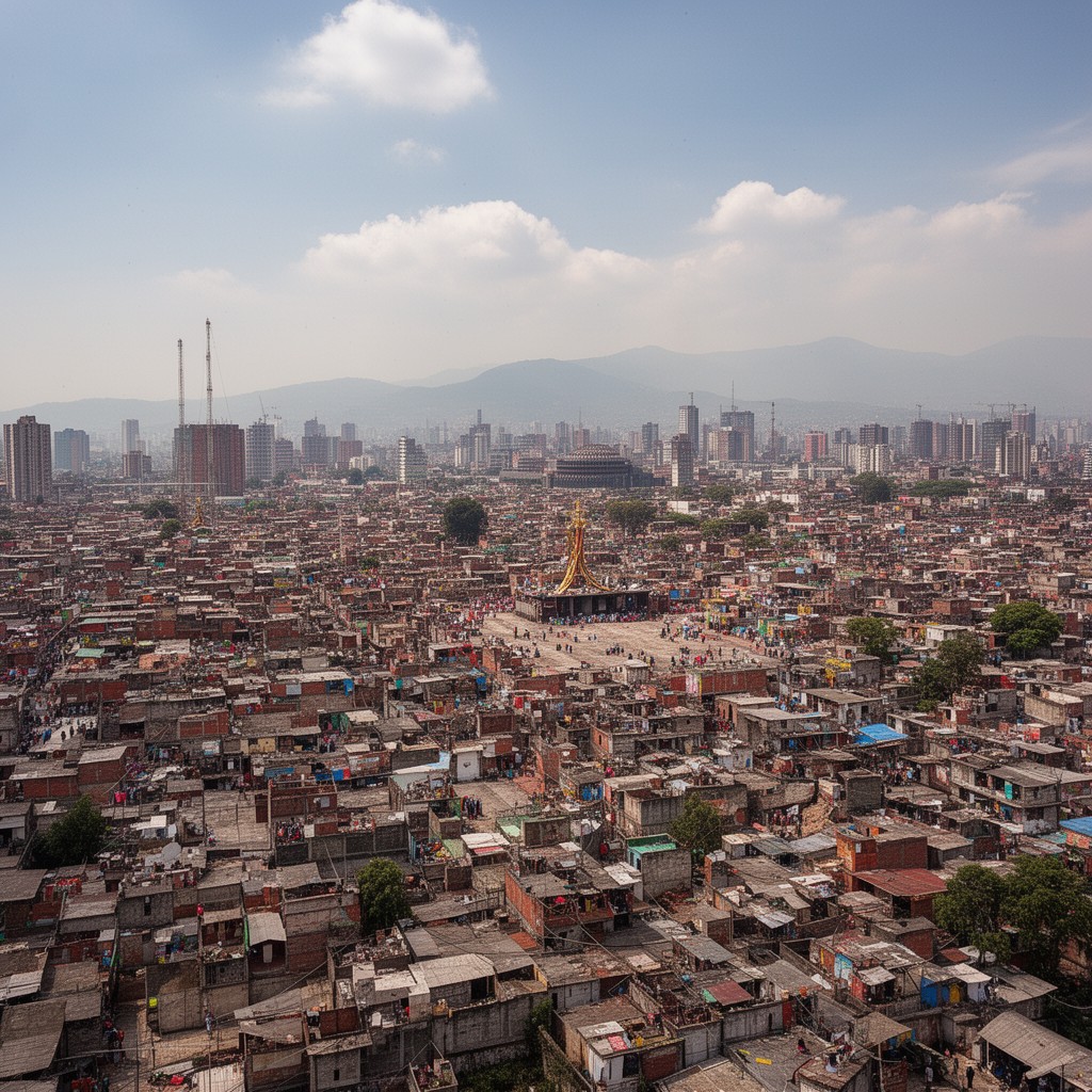 AI-generated illustration of Iztapalapa