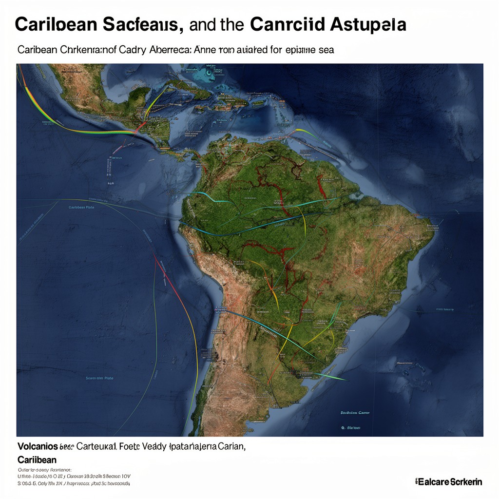 AI-generated illustration of Caribbean Plate