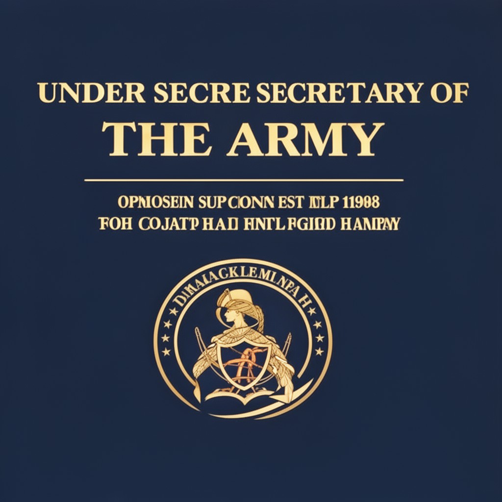 AI-generated illustration of Under Secretary of the Army