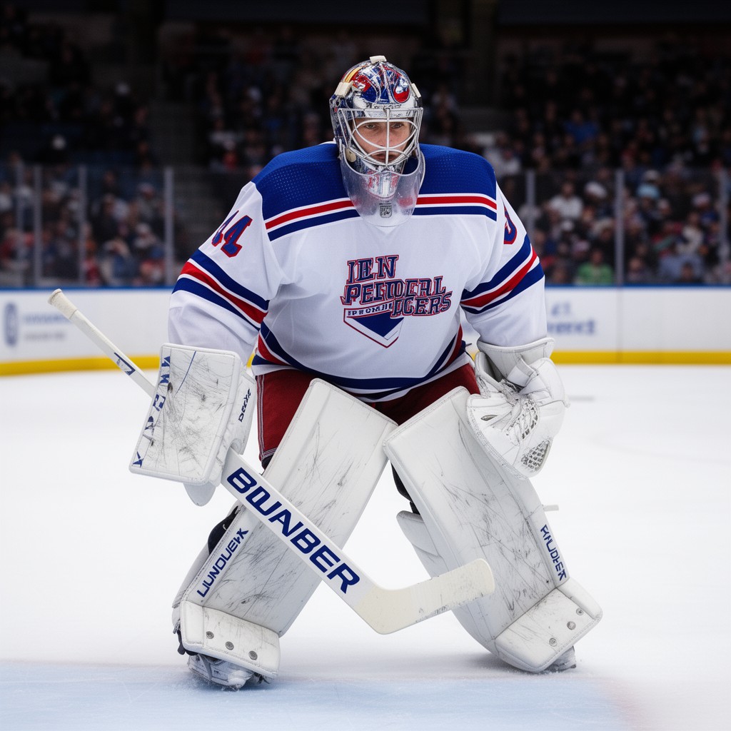 AI-generated illustration of Henrik Lundqvist