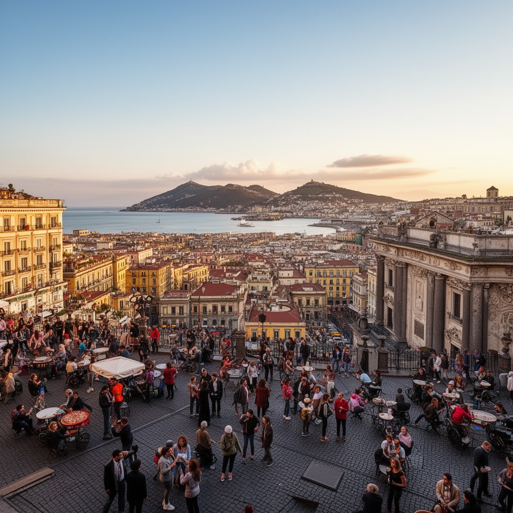 AI-generated illustration of Naples