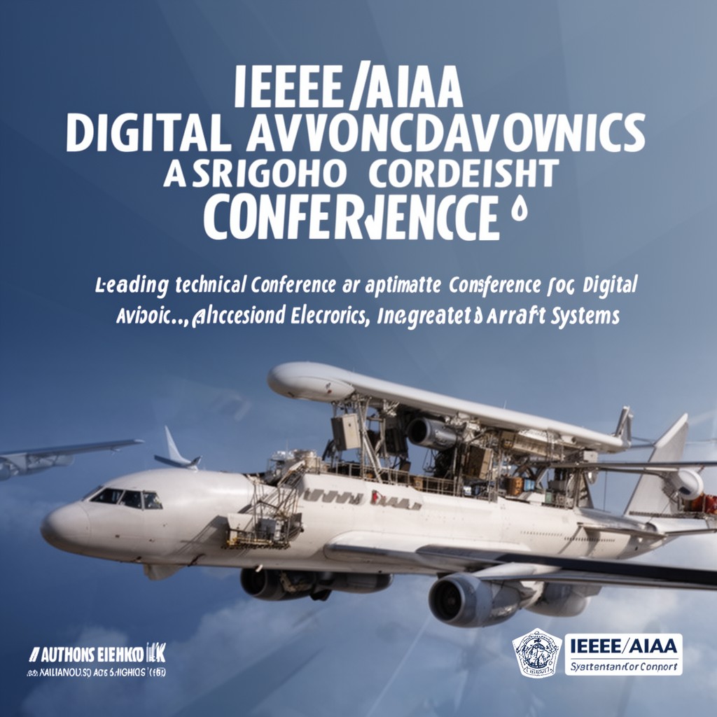 AI-generated illustration of IEEE/AIAA Digital Avionics Systems Conference