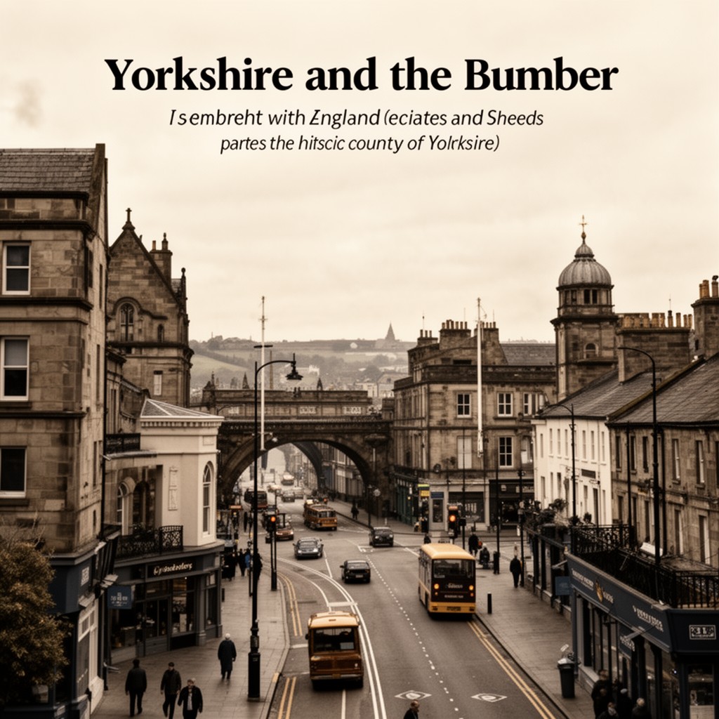 AI-generated illustration of Yorkshire and the Humber