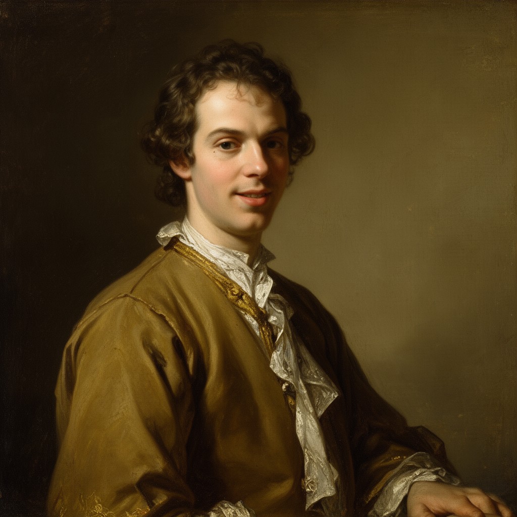 AI-generated illustration of Carel Fabritius