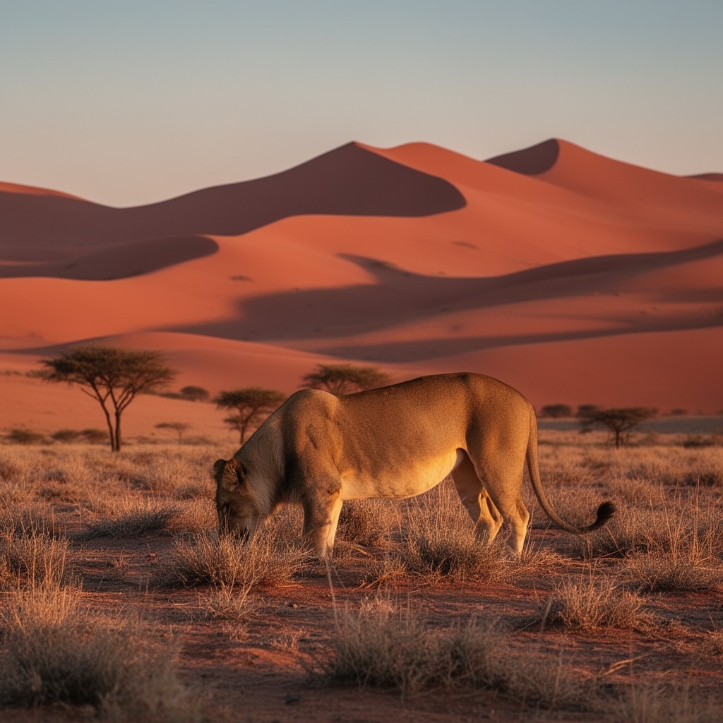 AI-generated illustration of Namibia