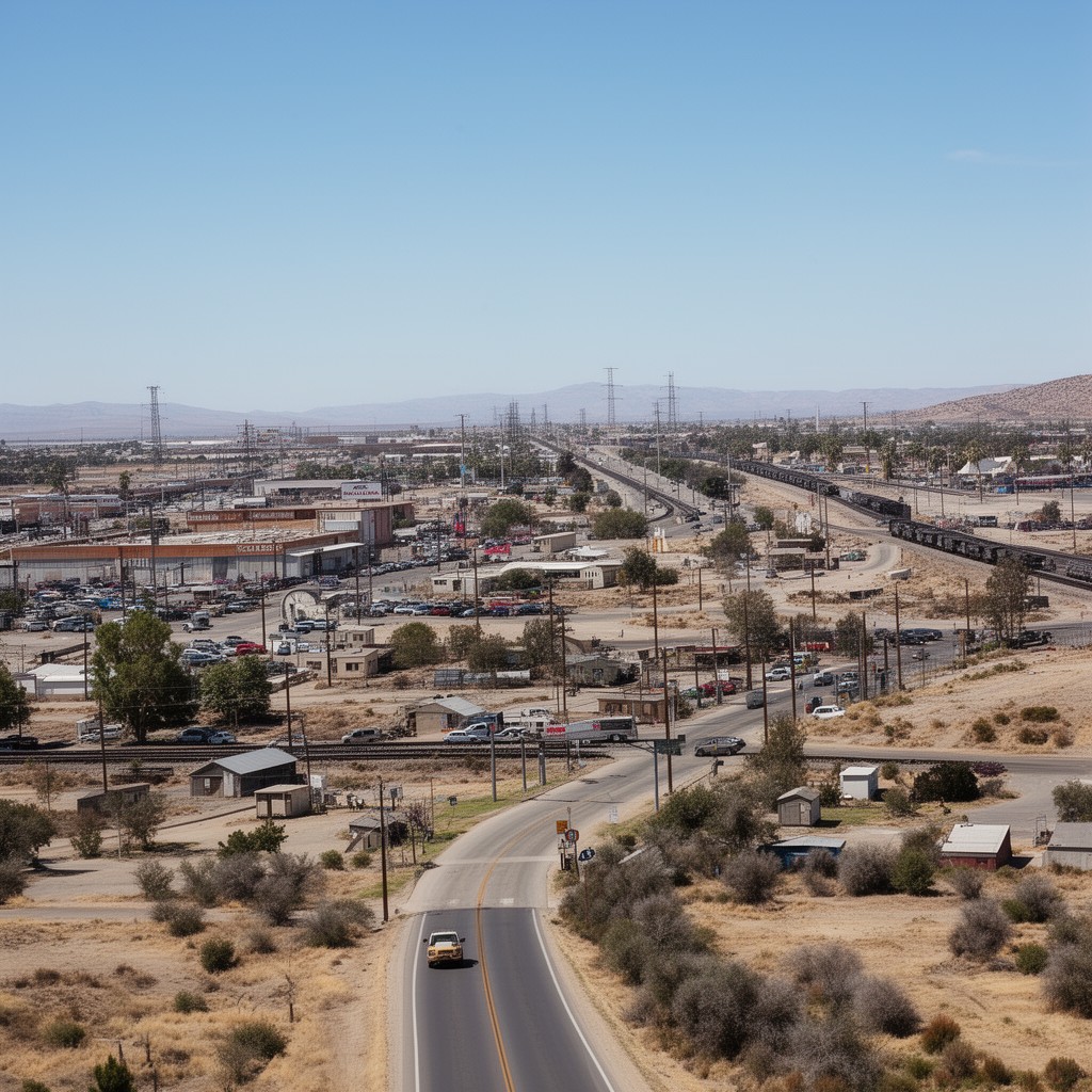 AI-generated illustration of Barstow
