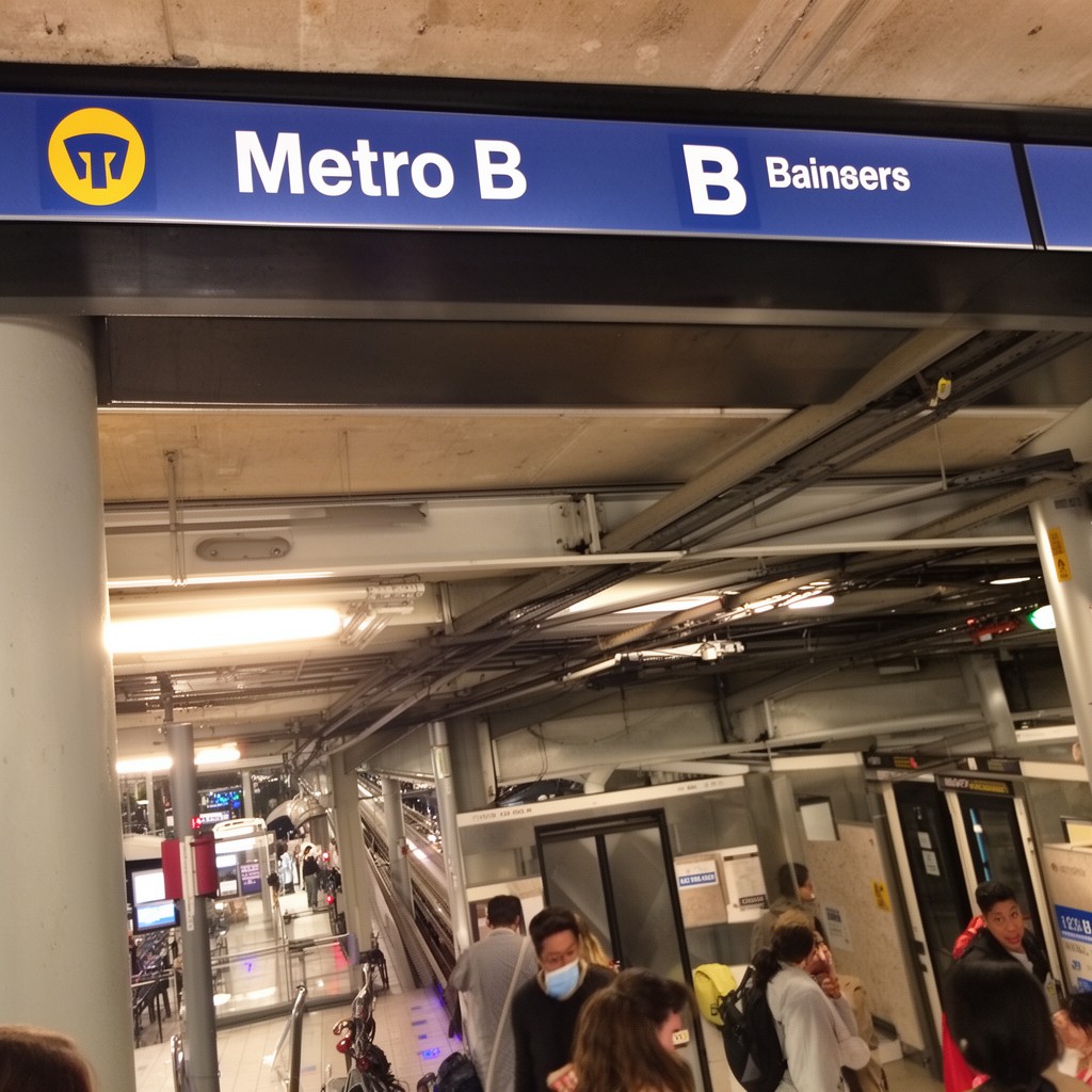 AI-generated illustration of Metro B Line